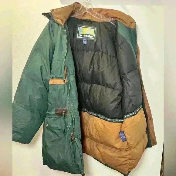 Vintage 80’s Stratojac down jacket size L - Picture 7 of 11